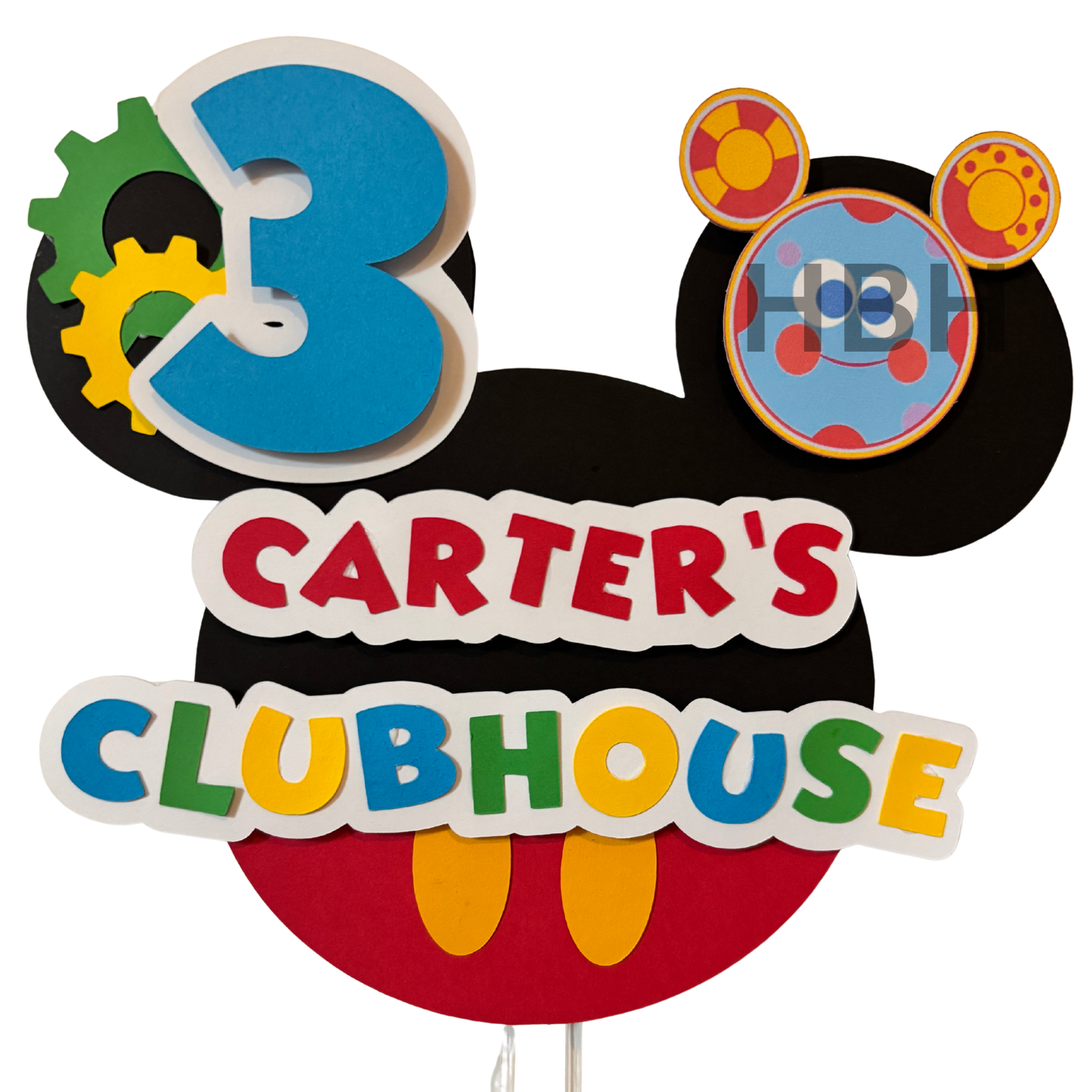 Clubhouse Cake Topper