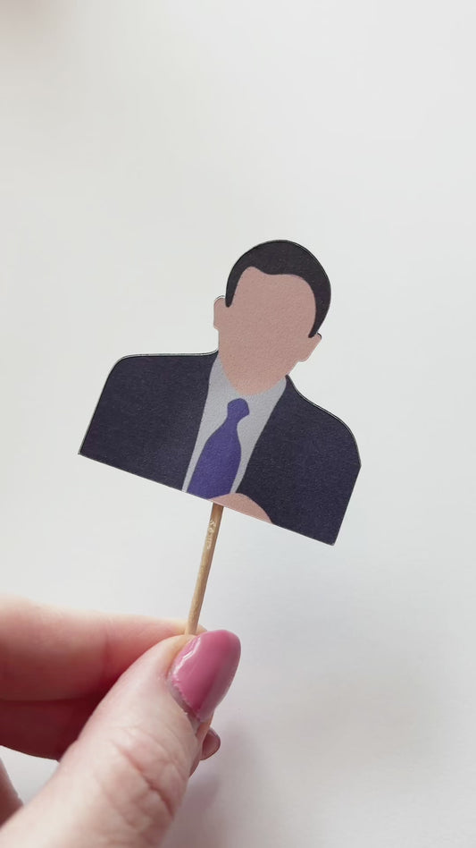 The Office Inspired Cupcake Toppers